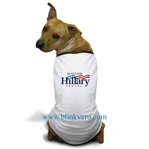 Hillary Campaign Logo Slim Fit T shirt Dog Small Pet Clothes Gift for Expecting Mother
