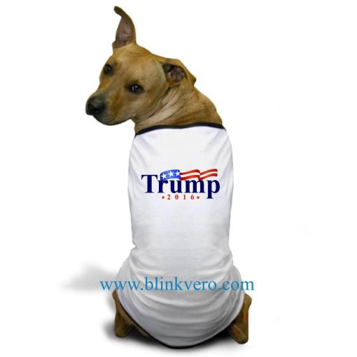 Trump Logo Fit T shirt Dog Small Pet Clothes Gift for Expecting Mother