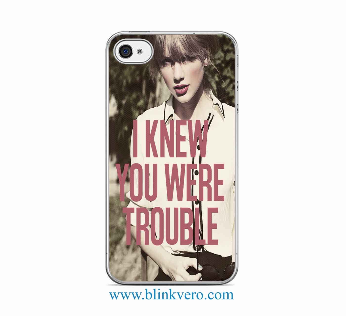 Taylor Swift i Knew You Were Trouble Protective iPhone Samsung