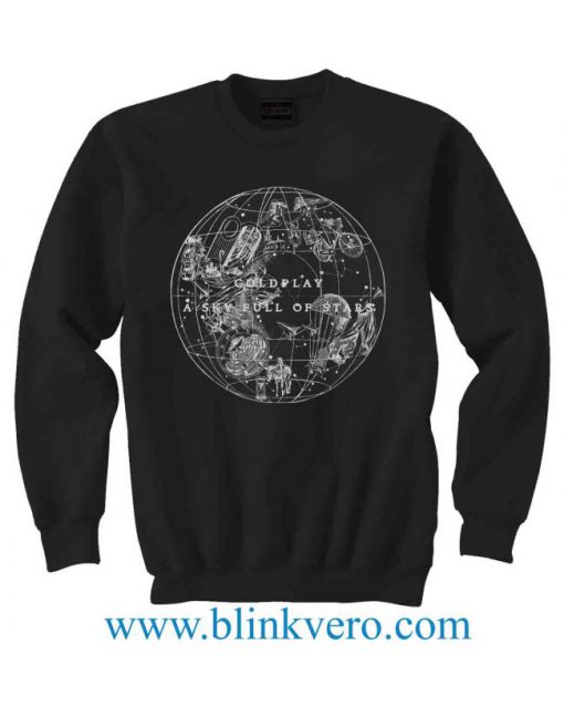 Coldplay - A Sky Full Of Stars Jersey Life Style Girls and Mens Sweatshirt size S to XXXL Unisex Adult
