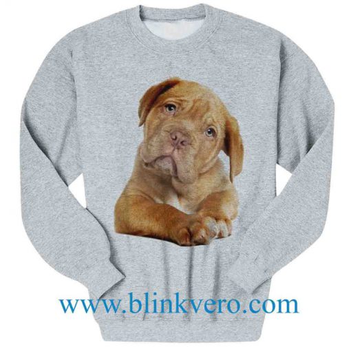 Cute Dog Jersey Life Style Girls and Mens Sweatshirt size S to XXXL Unisex Adult
