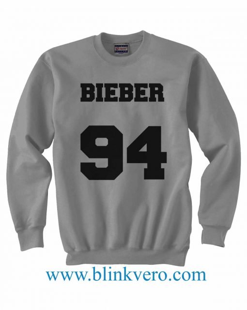 Justin Bieber 94 Jersey Style gray