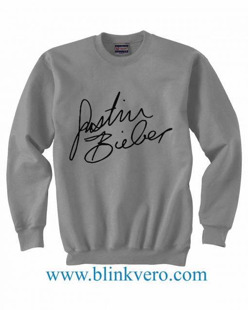 Justin Bieber Signature gray