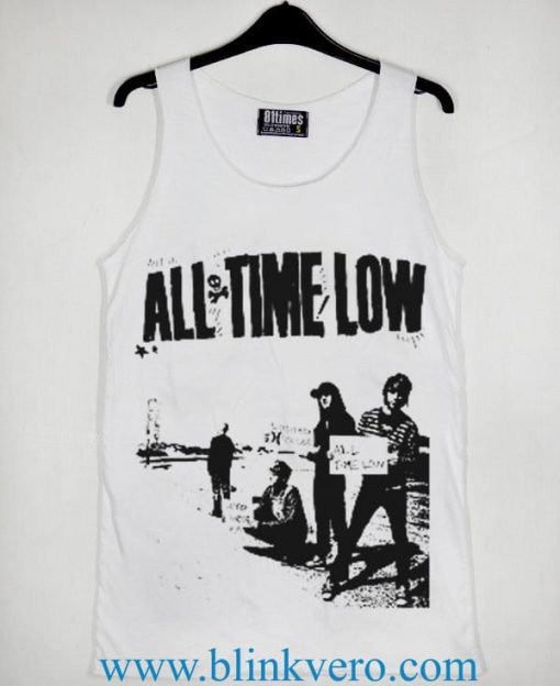 All time Low Band Unisex Tank Top Available Size S M L XL XXL XXXL For Men and Women Adult