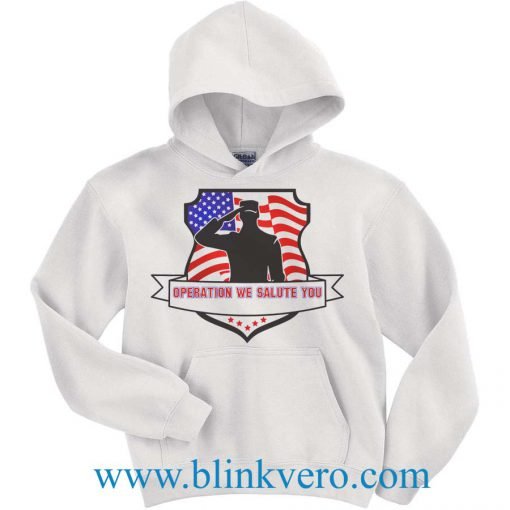 Navy Veteran Day - We Salute You Girls and Mens Hoodies size S to XXXL Unisex Adult