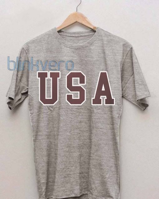 USA Logo Unisex Tshirt Sweatshirt Tanktop Adult Size S M L XL XXL
