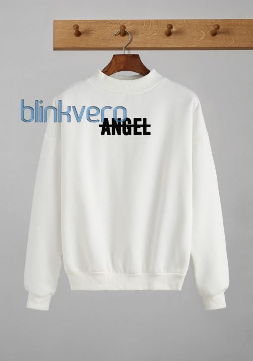 Angel awesome girls and mens sweatshirt unisex adult size