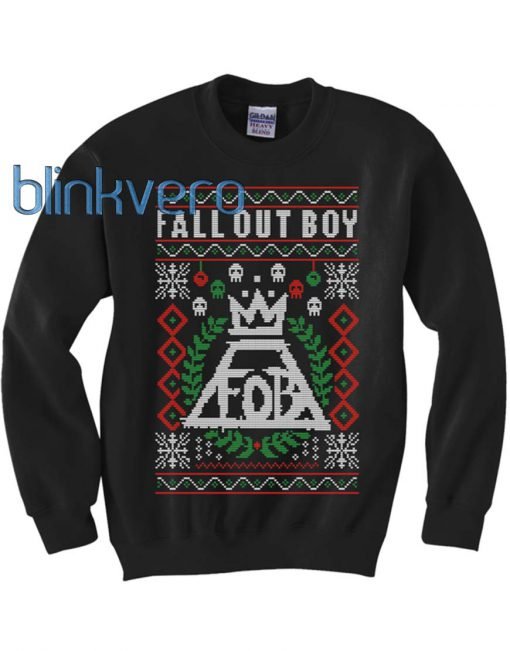Fall out boy ugly christmas sweater t shirt
