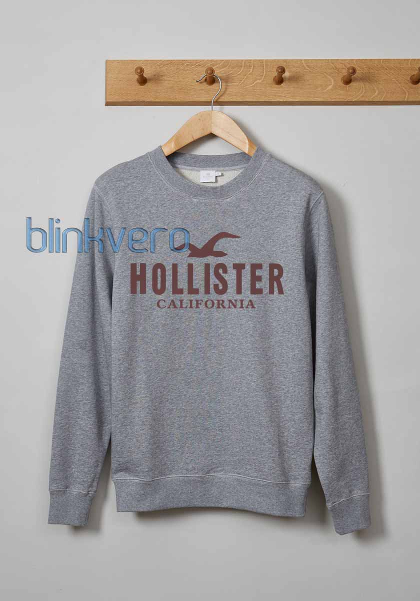 hollister california logo sweatshirt 