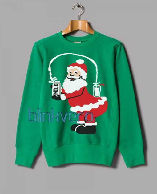 Kim kardashian's funny style santa christmas sweater t shirt