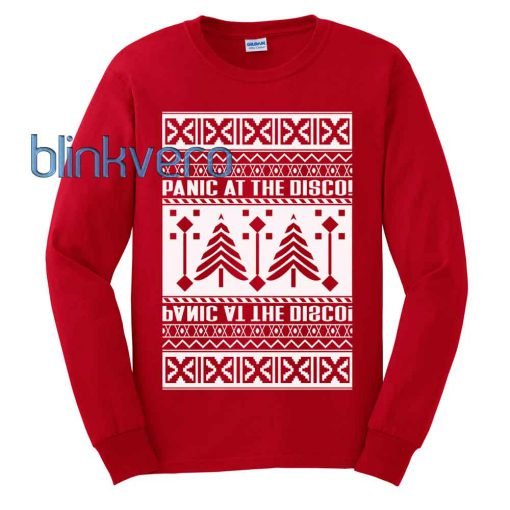 Panic at the disco ugly christmas sweater t shirt