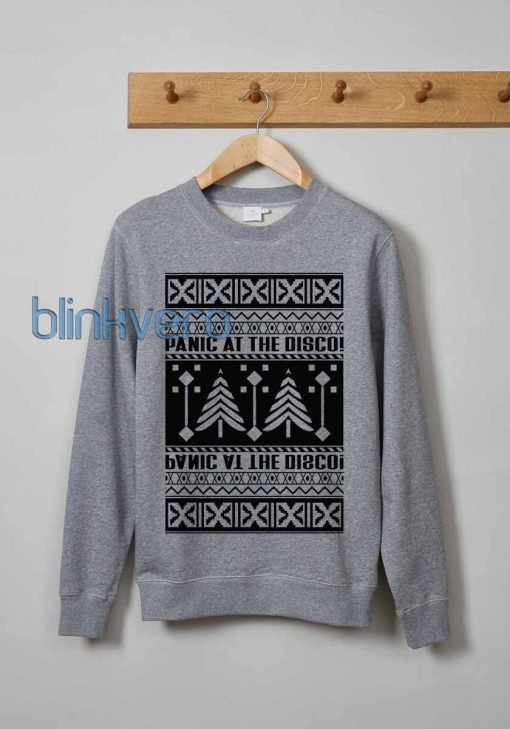 Panic at the disco ugly christmas sweater t shirt