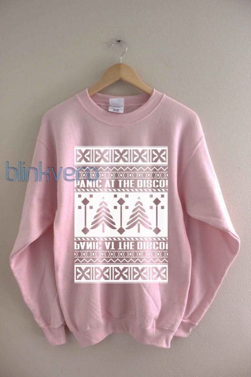 Panic at the disco ugly christmas sweater t shirt