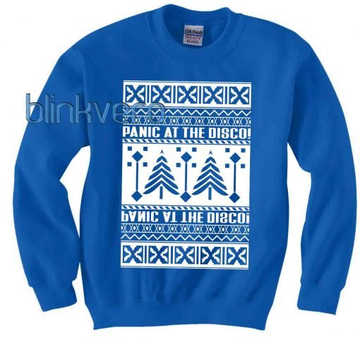 Panic at the disco ugly christmas sweater t shirt