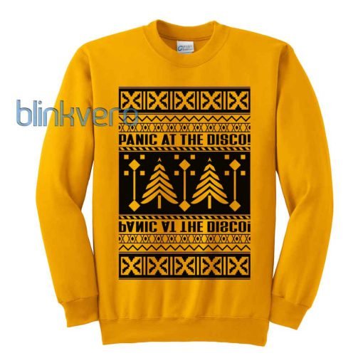 Panic at the disco ugly christmas sweater t shirt