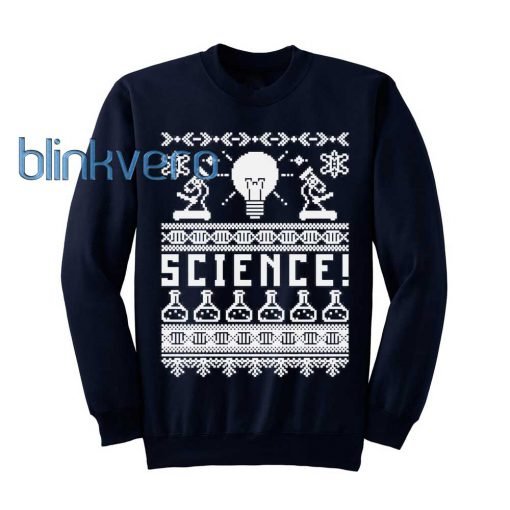 Science ugly christmas sweater t shirt
