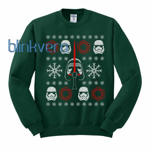 Star Wars Ugly Christmas forest green