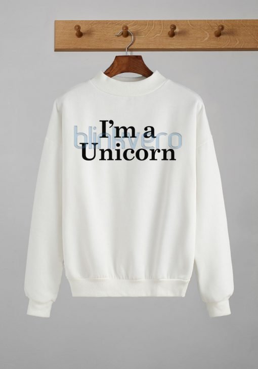 I'm A Unicorn Awesome Girls and Mens Sweatshirt size S to XXXL Unisex Adult