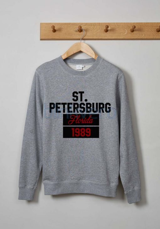 ST Petersburg Florida 1989 Awesome Girls and Mens Sweatshirt size S to XXXL Unisex Adult