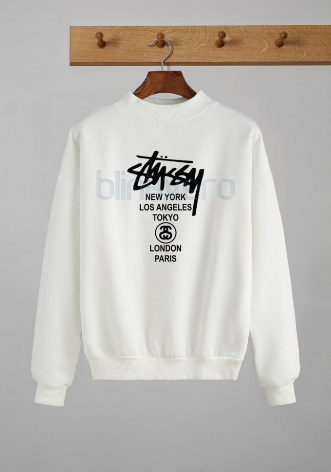 stussy world tour sweatshirt tshirt top unisex