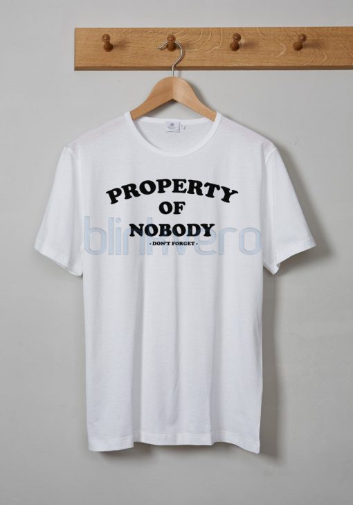Property Of Nobody Awesome Unisex Tshirt Tanktop Adult Size S M L XL XXL