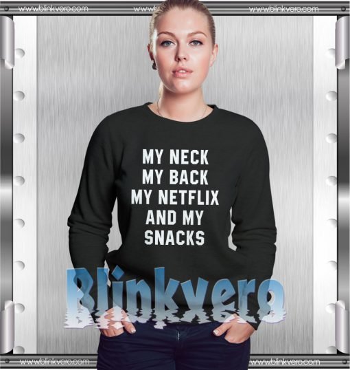 Netflix Snacks Style Shirts Sweatshirt