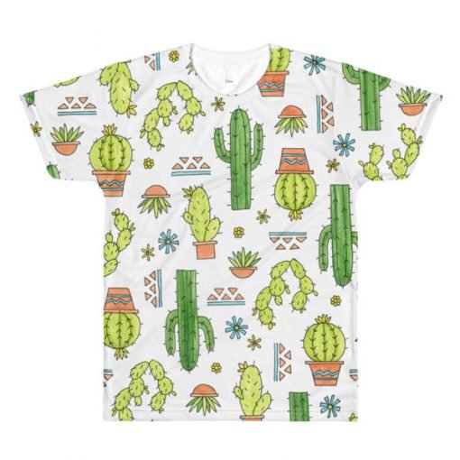 Cactus Style Shirts T-Shirt All-Over Printed Unisex