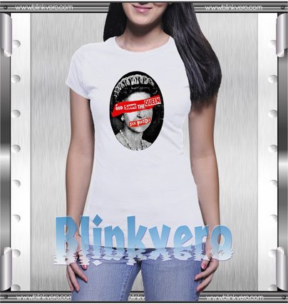 Sex Pistols God Save The Queen White Style Shirts T Shirt Unisex