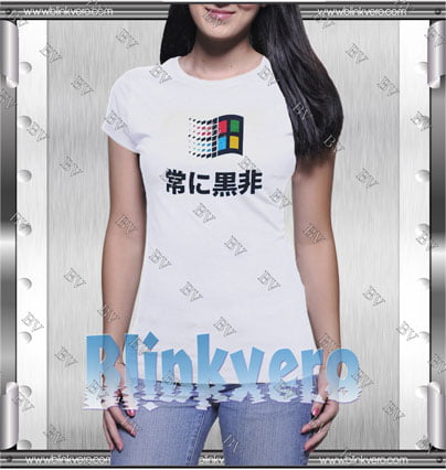 Windows Chinese Style Shirt T shirt