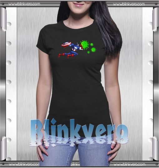 Captain America Against Coronavirus T-Shirt