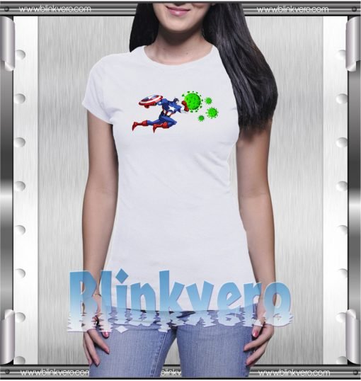 Captain America Against Coronavirus T-Shirt
