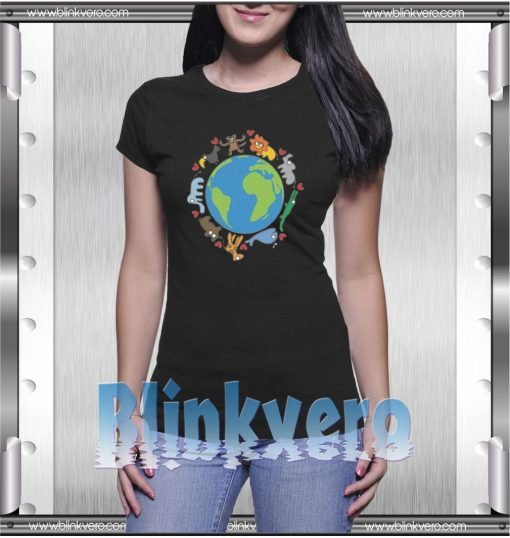 Animals Around T Shirt For Women and Men S-3XL