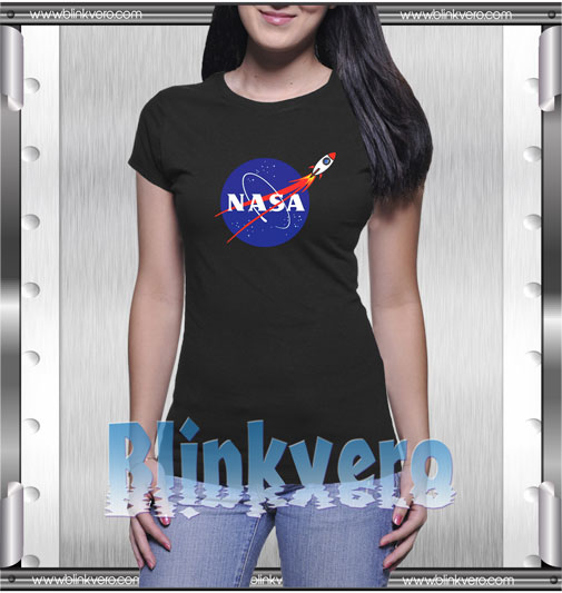 NASA rocket launch astronaut in space T-Shirt