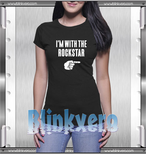 Im With The Rockstar Funny Halloween T-Shirt