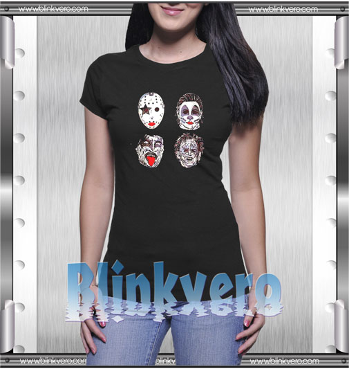 Kiss Band Parody Horror Halloween Style Shirts T-Shirt