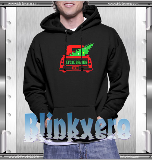 Lets go brandon christmas red truck Hoodie