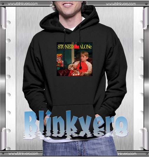 Stoned Home Alone Merry Christmas Hoodie